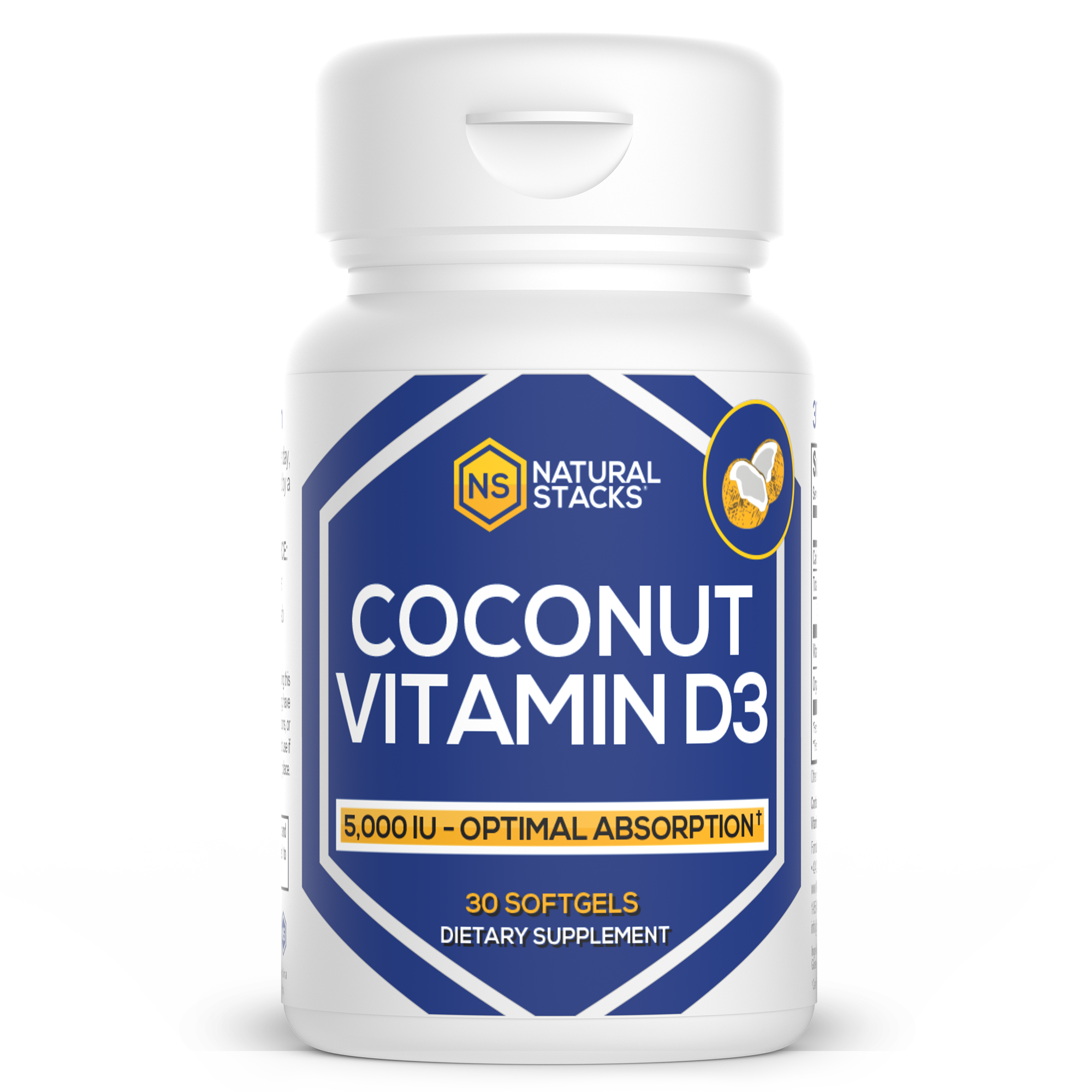 Vitamin D3 w/ Organic Coconut Oil