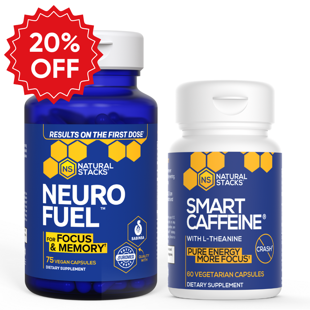 NEUROFUEL™ Nootropic + Smart Caffeine® Stack